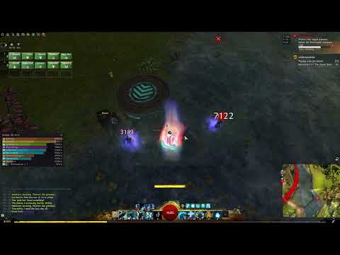 Gw2 Wing 2 Trio doing mortars as power willbender guide