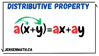 Distributive Property | math 9 | jensenmath.ca