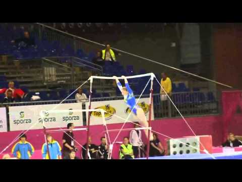 Nataliya KONONENKO UKR, Bars Senior Qualification, European Gymnastics Championships 2012