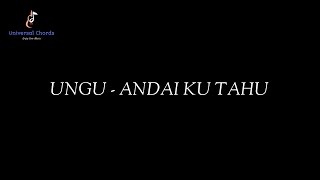 Download lagu UNGU - ANDAI KU TAHU CHORD GITAR mp3