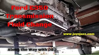 Ford E350 Transmission Fluid & Filter Change - E40D Transmission -  RV DIY - 🚨