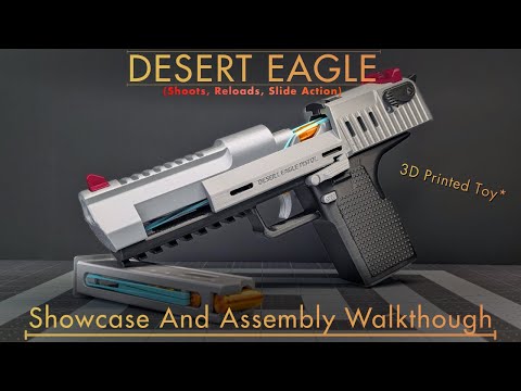 3D Printed Functional Desert Eagle Toy | Showcase and Assembly |