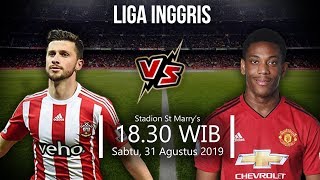 Jadwal Pertandingan Liga Inggris Pekan ke-4 Southampton Vs Manchester United Sabtu (31/8)