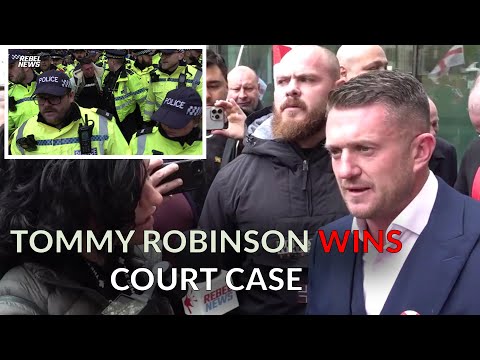 BREAKING: Charges dismissed against Tommy Robinson!