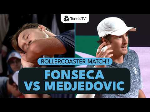 Joao Fonseca vs Hamad Medjedovic ROLLERCOASTER Match! | Rome 2026