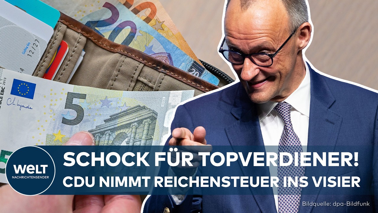 MEHR BELASTUNG FÜR TOPVERDIENER: CDU im Kurswechsel – drohen bald höhere Abgaben?