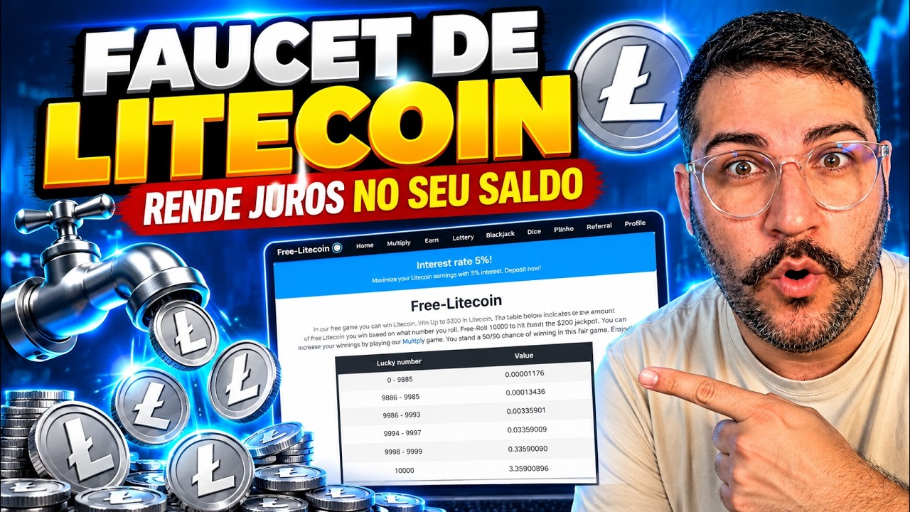 RENDA EXTRA COM FAUCET DE LITECOIN | FREE-LITECOIN