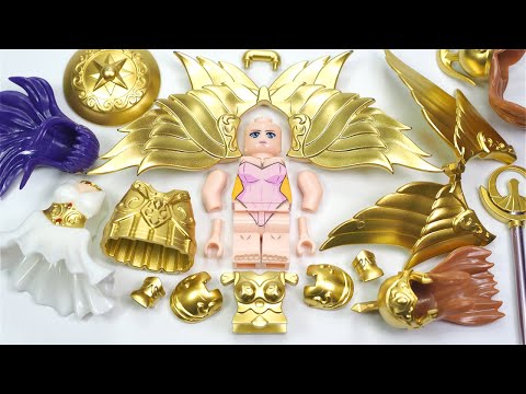 LEGO Saint Seiya Goddess Athena | Saint Cloth Myth | Unofficial Lego Minifigures DY557 DY561S