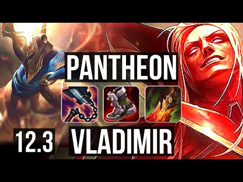 PANTHEON vs VLADIMIR (TOP) | 4.2M mastery, 10/3/12, 600+ games | KR Diamond | 12.3
