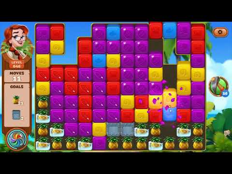 Lost Island Blast Adventure Level 646 - No Boosters