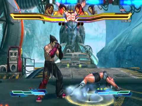 Street Fighter X Tekken:  o WolfKrone o (Hugo-Jin) vs. GentlemanThief (Juri-Julia) HD