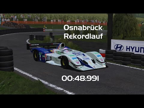 Bergrennen Osnabrück Osella FA30 Zytek V8 Rekordlauf (00:48:991) Assetto Corsa
