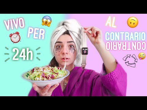 I LIVE FOR 24h⏰ BACKWARDS😱 |LO|💋 *FUNNY* 😂