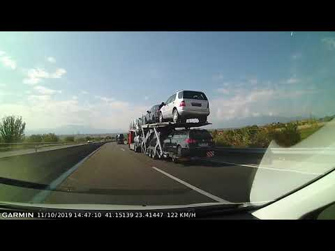 DRIVE #850: Thessaloniki (Solun) (Greece)-Sofia (Bulgaria) (timelapse 4x) *Read Description*