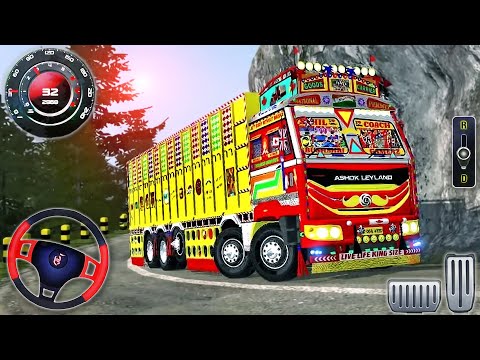 Offroad Indian Truck Driver Simulator - Heavy Cargo Asian Transport Driving - Android GamePlay #3
