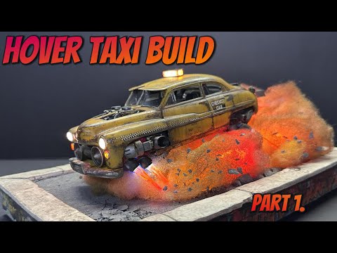 Hover Taxi Build Step-by-Step Part 1 #scratchbuild #scalemodel #led