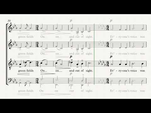 Everyone suddenly burst out singing, PETER WILLSHER - Tenor (accompaniment SAB), practice score.