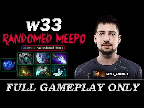 w33 First Pick Random Signature Hero - Full Gameplay Meepo #220
