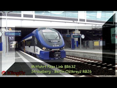 Fahrgastmitfahrt Strausberg - Berlin Ostkreuz RB26 NEB PESA Link "Regioshark"