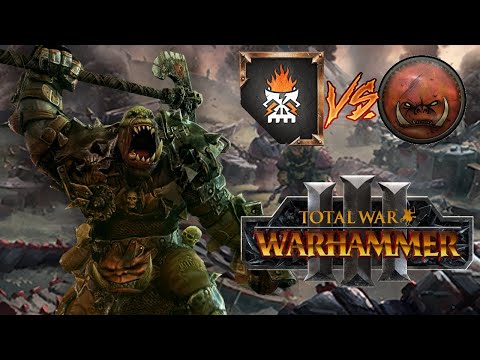 GRIMGOR COMING TO GET YA | Chaos Dwarfs vs Greenskins - Total War Warhammer 3