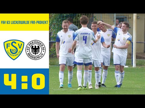 Mit Eisenschädel zur Meisterschaft! | FSV 63 Luckenwalde 2 vs. Preussen Beeskow 4:0 | Die Highlights