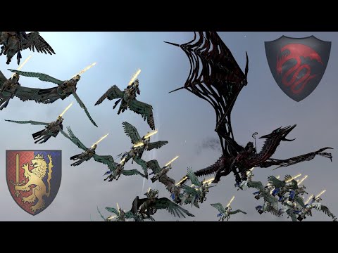 Bretonnian Air Force vs Necrarch Pact - Total War Warhammer 2