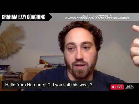Graham Ezzy Live Windsurfing Coaching Dec 19, 2021: goiters, cutbacks, cheeserolls, carving 360s