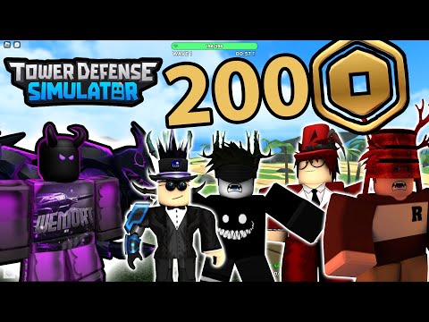 КТО БЫСТРЕЕ ПОБЕДИТ ПОЛУЧИТ 200 РОБУКСОВ | TDS | ТДС | WEMORT | ВЕМОРТ | TOWER DEFENSE SIMULATOR