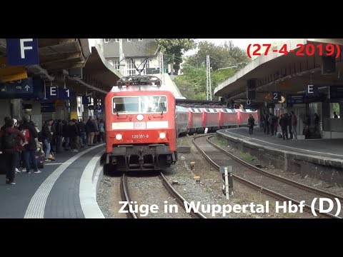 Züge in Wuppertal Hbf (D) (27-4-2019)