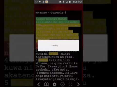 Swahili Bible Flip Video