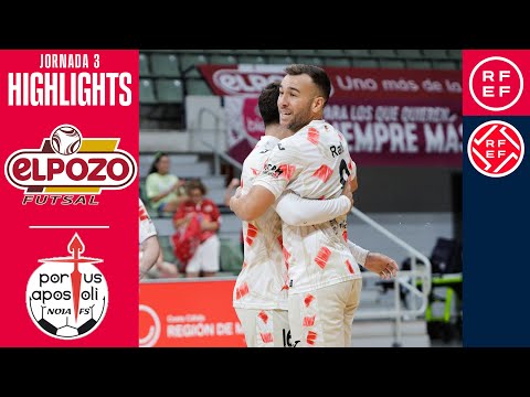 Resumen #PrimeraDivisiónFS | ElPozo Murcia Costa Cálida 4-0 Noia Portus Apostoli| Jornada 3