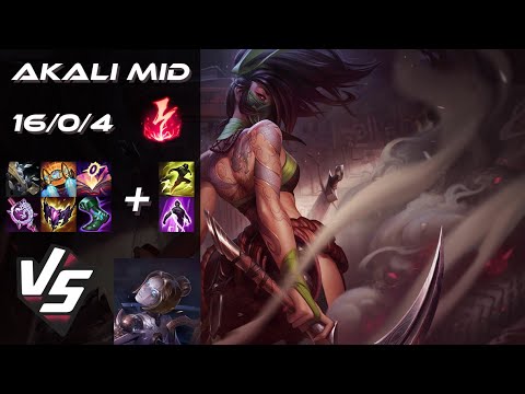 MID Akali vs Orianna - EU Challenger Patch 25.S2.8