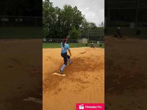 Anna Torgersen Softball Skills video Class of 2022 Pitcher