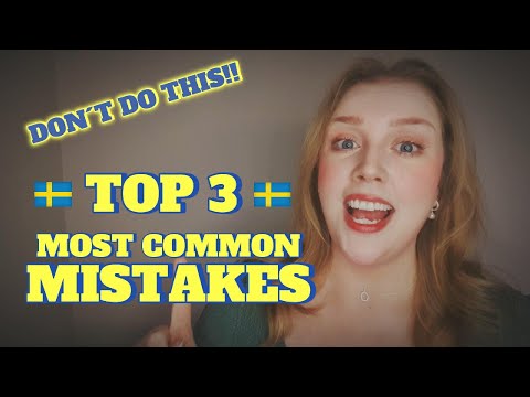 Top 3 Mistakes Swedish Beginners Always Make