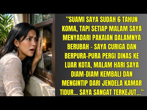 MALAM HARI SAYA DIAM-DIAM KEMBALI DAN MENGINTIP DARI JENDELA KAMAR TIDUR... SAYA SANGAT TERKEJUT...