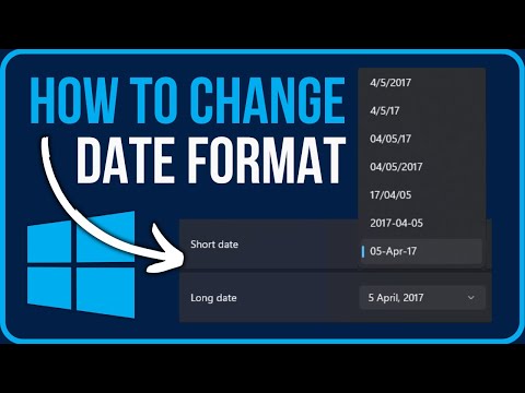 HOW TO CHANGE DATE IN WINDOWS 11 (Easily) | How To Change Time Format Windows 11
