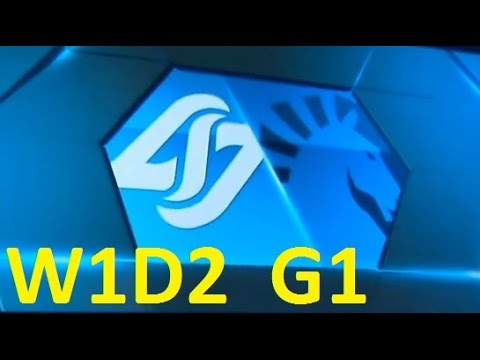 CLG vs TL Game 1 Highlights - 2017 NALCS SPRING SPLIT - WEEK 1 DAY 2