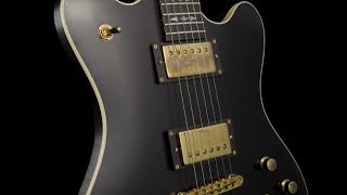 Video thumbnail for Framus Custom Shop Masterbuilt - Talisman/William DuVall Signature Model - Aged Solid Black #17-3727 by Framus & Warwick