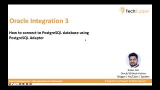 How to connect to PostgreSQL database in Oracle Integration