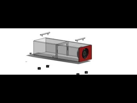 Carbon Dioxide Capture Duct Animation | Mechanical Engineering Design #carbondioxide #simulation