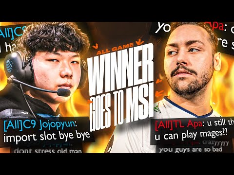 FLAMING EACHOTHER WHILE FIGHTING FOR MSI - TL VS C9 LCS SPRING 2024 - CAEDREL