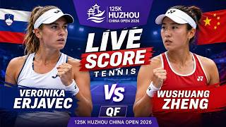 Download lagu Veronika Erjavec vs Wushuang Zheng 🎾LIVE SCORE TENNIS 125K HUZHOU CHINA OPEN 2026 | QF mp3