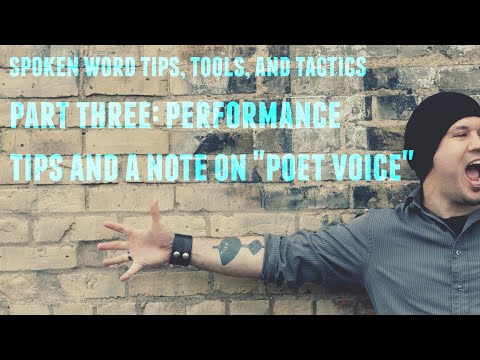 Guante: Spoken Word Performance Tips and a Note on 