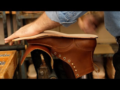 HANDCRAFTING The World's TOUGHEST Moc Toe Boot | How It's Made