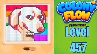 Colony Flow Level 457 hard level Walkthrough Solution 