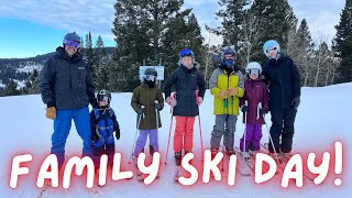 First family ski day of the season!