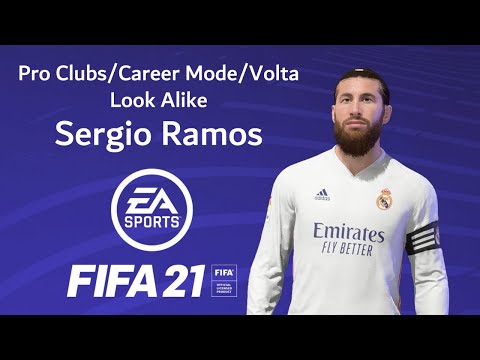 Sergio Ramos Look Alike - Fifa 21 - Pro Clubs/Career Mode/Volta