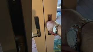 How To Unlock Double Door with Deadbolt