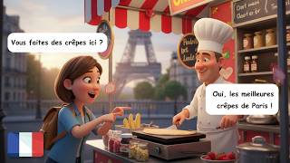 🇫🇷 French Conversations for Beginners: French Food (Super Easy!)