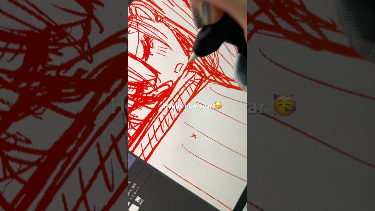 明けましておめでとうございます🌅まったり正月ももう終わり...。休みが過ぎるのはなぜこんなにも早いのか？🥺　#イラスト #アナログイラスト #illustration #art #copic